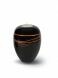 Fibreglass keepsake funeral urn 'Odine' with candle holder and orange strap