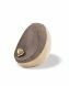 Ceramic keepsake funeral urn with a golden heart