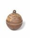 Ceramic keepsake urn 'Circle of life' brown
