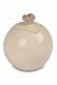Ceramic keepsake urn 'Love' antique white