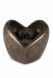 Bronze keepsake urn dog 'In my heart forever'