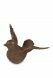 Bronze cremation ashes keepsake urn 'Fluttering bird'