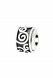 Memorial ashes charm/bead 'Curl'