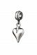 Memorial ashes charm/bead 'Heart'