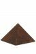Bronze cremation ashes mini urn 'Pyramid'