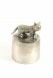 Pewter cat cremation ashes urn small walking