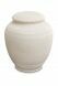 Porcelain cremation urn for ashes 'Classica' - Beige