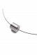 Memorial ashes pendant 'Roll' stainless steel