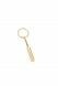 Keychain Cremation Ashes Urn Pendant 'Tube' gilded gold