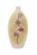 Small hand-painted art urn for ashes 'Orchid' pink-white