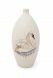 Small hand-painted art urn for ashes 'Swan'