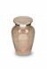 Small cremation urn for ashes 'Elegance' beige nature stone look