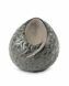 Green Ceramic Teardrop Keepsake Urn 'Ohm' – Handmade