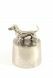 Pewter Dachshund ashes urn
