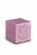 Pink baby urn with Teddybear
