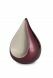 Cremation ashes keepsake urn 'Teardrop' burgundy red