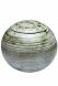 Grey/green funeral urn porcelain