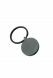 Keychain Cremation Ashes Urn Pendant 'Circle' black