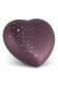 Heart keepsake urn for ashes with Crystals in several colors and sizes