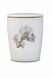 Biodegradable cremation ashes urn 'Orchid' with certificate