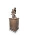 Urn for ashes ‘Angel of Remembrance’ on pedestal in various colors