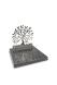Granite cremation urn memorial with Tree of Life
