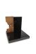 Letting Go Urn Memorial with Silhouette and Dandelion, Granite and Corten Steel
