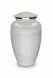 Cremation urn for ashes 'Elegance' white-grey nature stone look