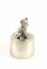 Pewter Yorkshire terrier cremation ashes urn