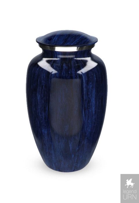 Marble Elegance Blue Cremation Urns - Commemorative Cremation Urns
