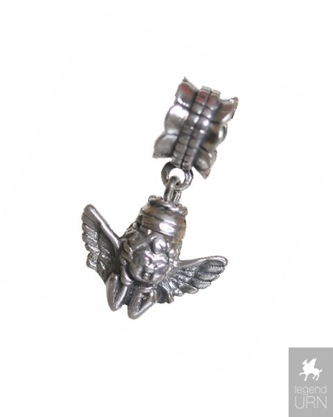 Sociaal Symmetrie Zeg opzij Silver ashes charm 'Flying Angel' for Pandora bracelet | legendURN |  Legendurn.com