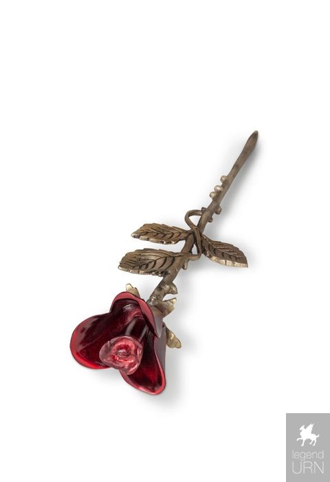 Keepsake Memorial Urns for Ashes Rose Floral Mini Keepsake Brass Funeral Urn Ash