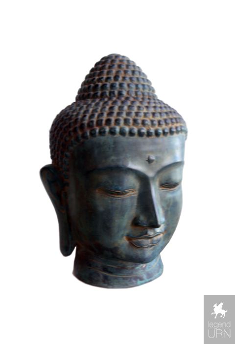 wijk Metafoor Aanpassen Buddha head keepsake bronze | legendURN | Legendurn.com