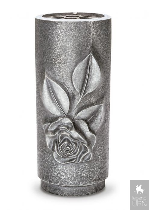 mechanisch Zo veel Hoeveelheid geld Aluminium grave vase for memorial monuments and tombstones | legendURN |  Legendurn.com