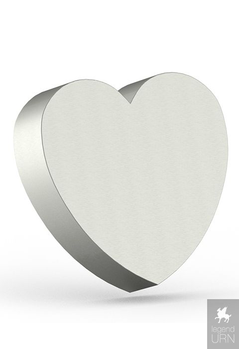 kwaadaardig mechanisme uitgebreid Heart shaped stainless steel funeral or cremation ashes urn | legendURN |  Legendurn.com