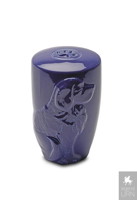 Litteratur had Tilbud This unique pet urn for dogs with paw print is manufactured from high  quality porcelain. | Legendurn.com