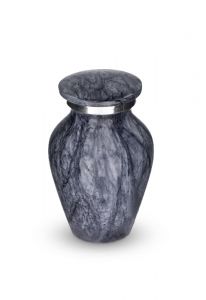 Aluminium mini urn 'Elegance' with marble look