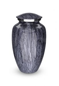 Aluminium cremation ashes urn 'Elegance' marble look