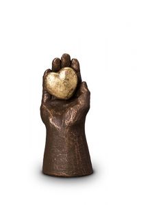 Ceramic keepsake with a heart