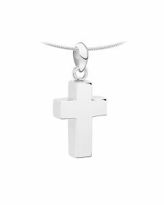 Ash pendant 925 silver 'Cross'