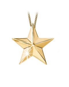 Ash jewel pendant Golden Star