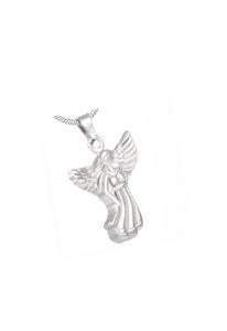 Stainless steel ash pendant 'Guardian angel'
