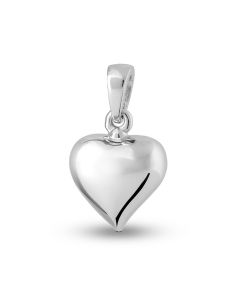 Ashes pendant with zirconia stones 'Heart'