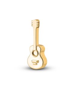 Ash pendant 'Acoustic guitar' gold