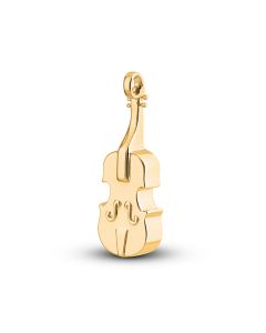 Ash pendant 'Violin' gold