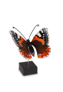 Butterfly cremation ash mini urn 'Admiral'