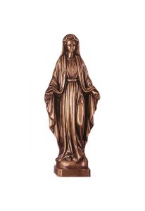 Bronzed Madonna sculpture