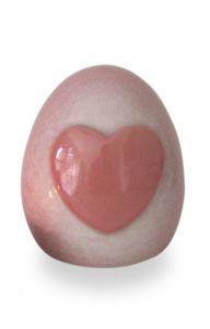 Pink baby (premature) cremation urn 'Heart'