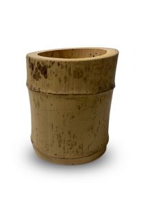 Bamboo cremation ashes mini urn Small