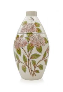 Hand painted keepsake urn 'Hydranger'
